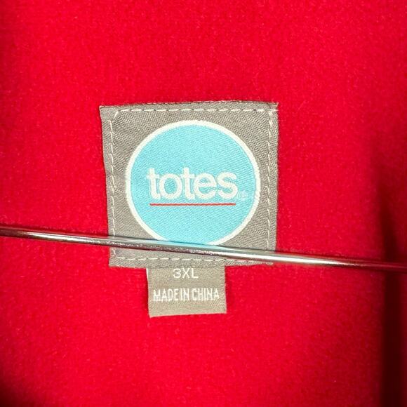 totes Pink Fleece Lined Removable Hood Zip Lightweight Windbreaker Jacket 3XL - Picture 11 of 15